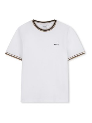 Hugo Boss: t-shirt - T-Shirt Con Logo