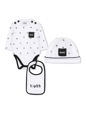 Hugo Boss: Top e canotte - Set Neonato Con Logo