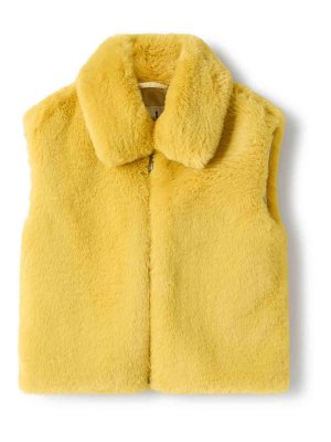 Il Gufo: waistcoats & gilets - Faux Fur Vest