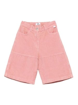 Il Gufo: Trousers Shorts - Ribbed Bermuda Shorts