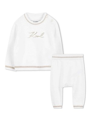 KARL LAGERFELD: Combinaison-pantalons - Combinaison - Crème