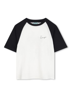 KENZO: t-shirt - T-Shirt Con Stampa
