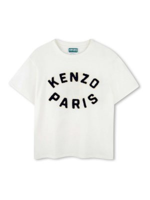 KENZO: t-shirt - T-Shirt Con Stampa