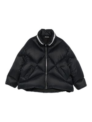 KHRISJOY: padded jackets - Down jacket with logo