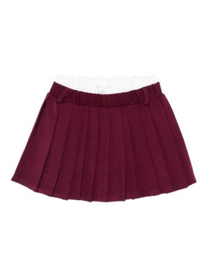 LULU BY MISS GRANT: Jupes midi et au genou - Jupe Midi - Rouge Brun