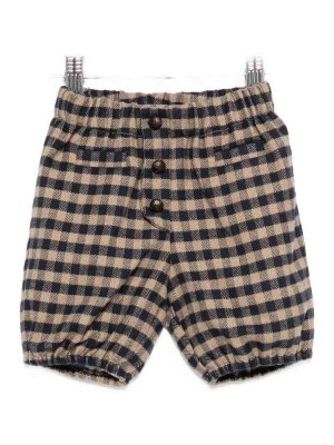 LA STUPENDERIA: Trousers Shorts - Checked Shorts