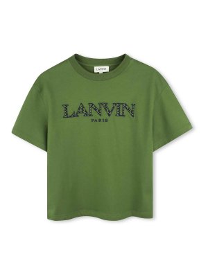 LANVIN: t-shirts - T-Shirt With Logo
