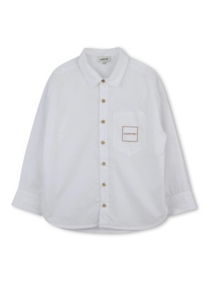 LANVIN: shirts - Shirt With Embroidery