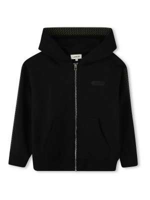 LANVIN: Sweatshirts & Sweaters - Sweatshirt with hood and zip