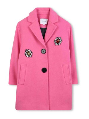 MARC JACOBS: knee length coats - Coat With Embroidery