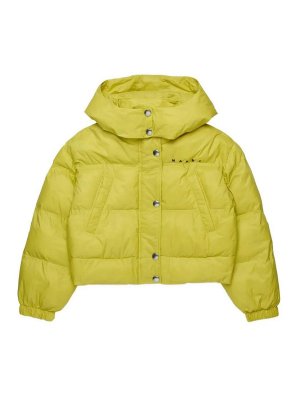 Marni: padded jackets - Down jacket with logo