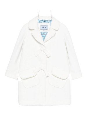 MIMISOL: Abrigos semilargos - Abrigo Midi - Crema