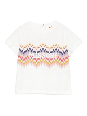 MISSONI: t-shirt - T-Shirt Con Logo