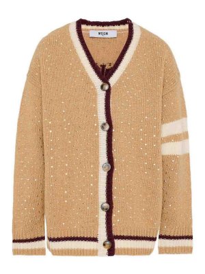 M.S.G.M. KIDS: cardigans - Cardigan With Sequins