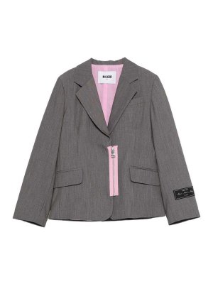 M.S.G.M. KIDS: Vestes casuals - Veste Casual - Gris