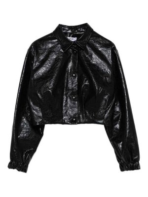 M.S.G.M. KIDS: shirts - Leather Effect Shirt