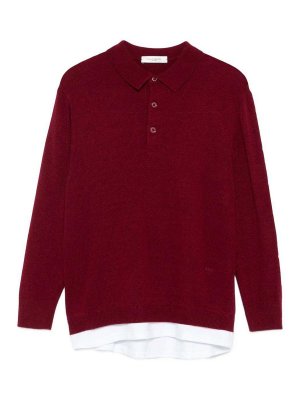 Paolo Pecora: Polos - Polo - Rojo Oscuro