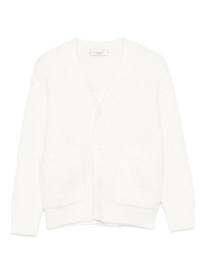 Paolo Pecora: cardigans - Ribbed Cardigan
