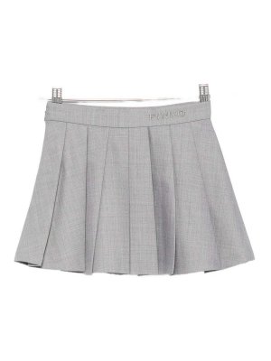 Pinko: Jupes midi et au genou - Jupe Midi - Gris