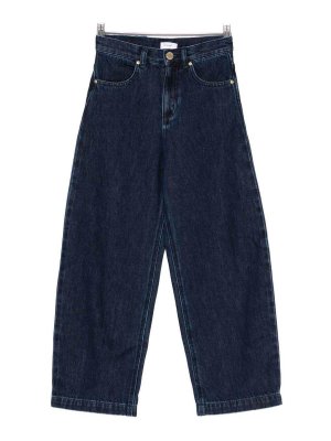 Pinko: straight leg jeans - Jeans With Logo