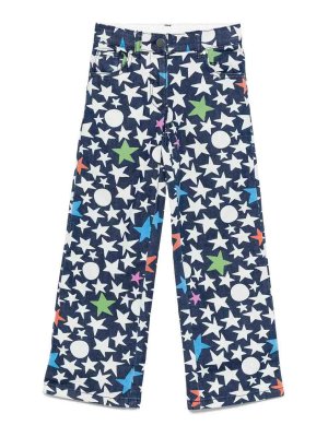Stella McCartney Kids: Jeans à jambe droite - Jean Droit - Bleu