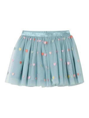 Stella McCartney Kids: Jupes midi et au genou - Jupe Midi - Vert