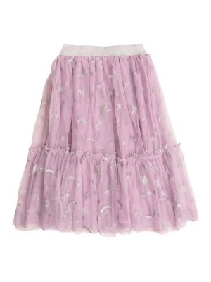 Stella McCartney Kids: Jupes midi et au genou - Jupe Midi - Violet