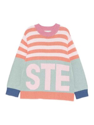 Stella McCartney Kids: Pull col rond - Pull Col Rond - Multicolore