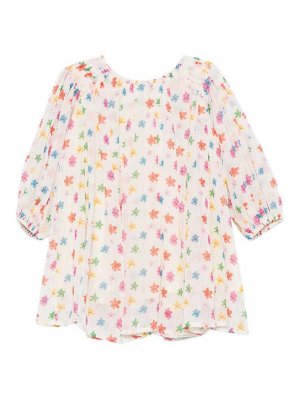Stella McCartney Kids: ニーレングスドレス - 膝丈ドレス - クリーム