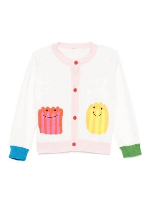 Stella McCartney Kids: Cárdigans - Cárdigan - Crema