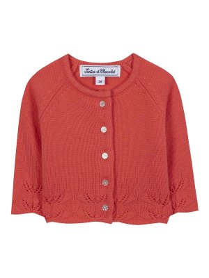 TARTINE ET CHOCOLAT: cardigans - Cardigan With Embroidery