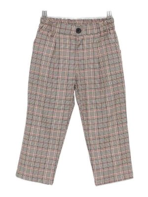 LULU BY MISS GRANT: casual trousers - Checked Trousers