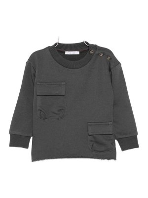 LULU BY MISS GRANT: Sweatshirts & Sweaters - Sweatshirt with patch pockets