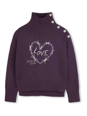 ZADIG&VOLTAIRE: Pull col rond - Pull Col Rond - Violet