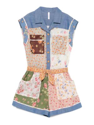 ZIMMERMANN: jumpsuits - Tracksuit With Floral Print