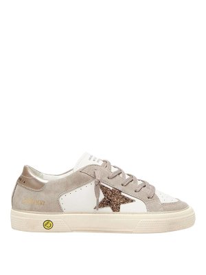 GOLDEN GOOSE: trainers - May Sneakers With Double Quarter And Toe