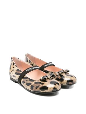 Dolce & Gabbana Jr: フラットシューズ - フラットシューズ - ブラウン