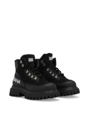 Dolce & Gabbana Jr: boots - Amphibian With Logo