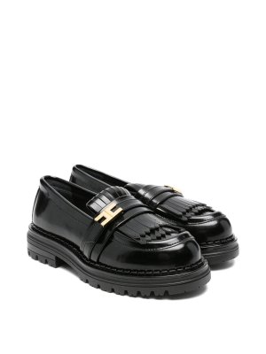 ELISABETTA FRANCHI: Loafers & Slippers - Moccasins With Logo