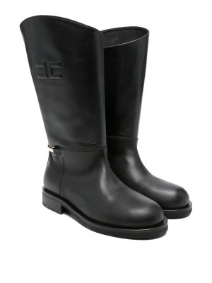 ELISABETTA FRANCHI: boots - Boot With Logo