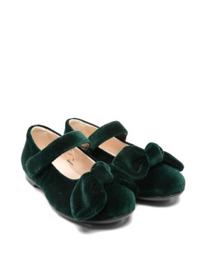 FLORENS: フラットシューズ - フラットシューズ - 緑
