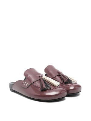 FLORENS: ミュール - ミュール - ダークレッド