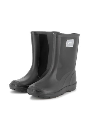 Hugo Boss: boots - Rain Boots With Logo