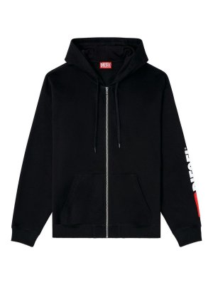 DIESEL: Sweatshirts & Sweaters - Logo Hoodie