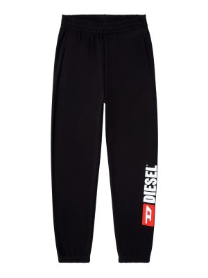 DIESEL: tracksuit bottoms - Cotton Tracksuit Bottoms