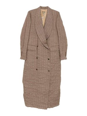 UMA WANG: ニーレングスコート - 膝丈コート - ベージュ