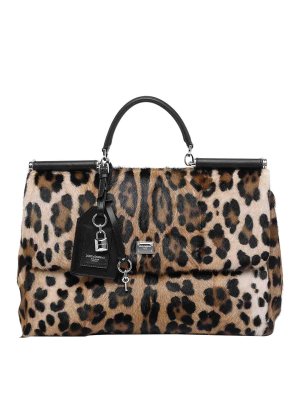 DOLCE & GABBANA: Sacs à main - Sac Cabas - Marron