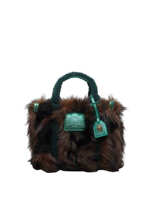 KURT GEIGER: shopper - Borsa tote in pelliccia sintetica