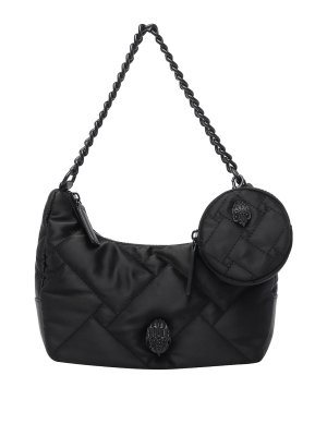KURT GEIGER: shoulder bags - Black Drench Recycled Shoulder Bag