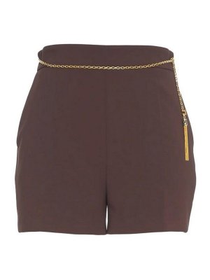 ELISABETTA FRANCHI: Hosen Shorts - Shorts - Braun